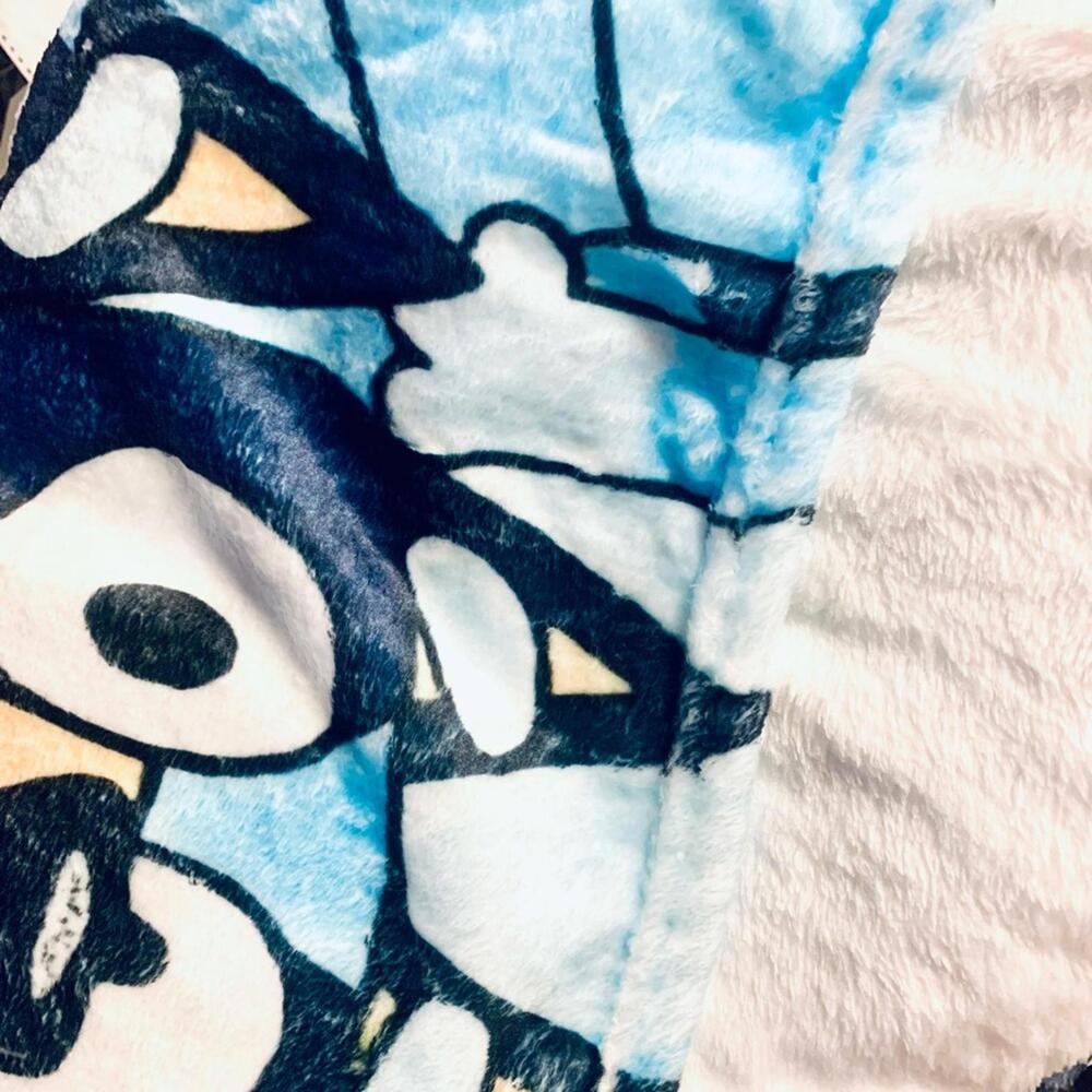 Blanket Bluey Heeler Dog Kids Cartoon, Lightweight Throw NWOT, LAST ONE - Picture 2 of 4